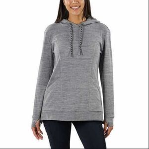 NWT Women’s Spyder Tunic Length Hoodie Dark Gray